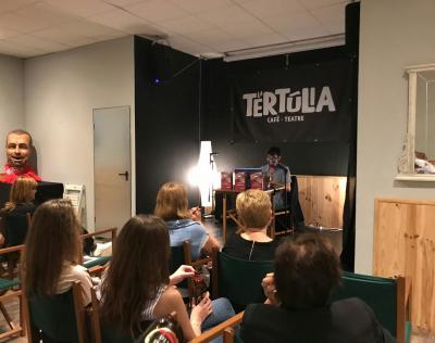 Presentación en Palma de Mallorca en Tertuliacafè Teatre