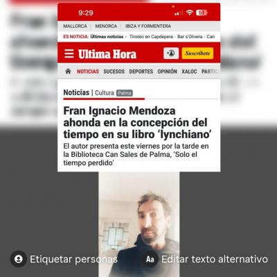 Reseña Clara Ferrer de Última Hora Baleares
